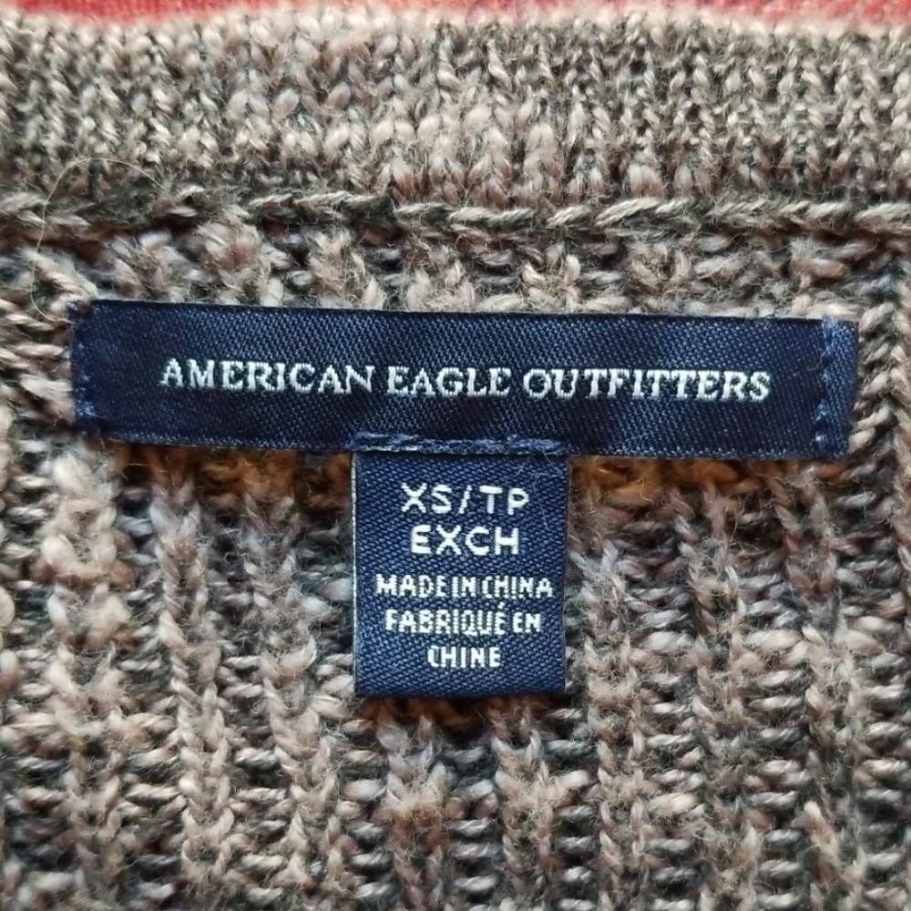 AMERICAN EAGLE OUTFITTERS brown sweater - Picture 5 of 6